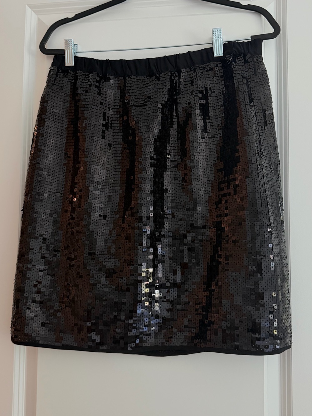 Joe Fresh Black Sequin Mini Skirt